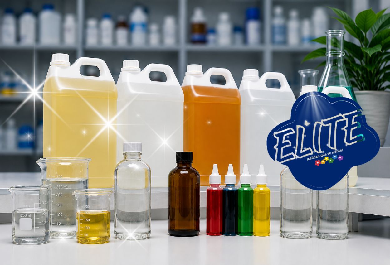 Materia prima para productos de limpieza en Guatemala - Texapon 70, Texapon 28, Amida de Coco, Betaina de Coco y Glicerina USP | Elite